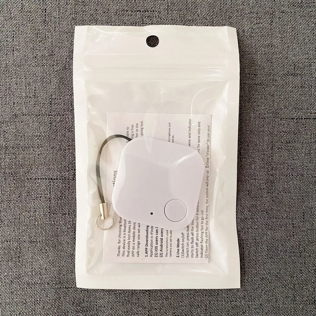 Mini Bluetooth Pet Tracker with Built-In Speaker - AirTag-Style Anti-Loss Finder for Dogs & Cats (iOS & Android)