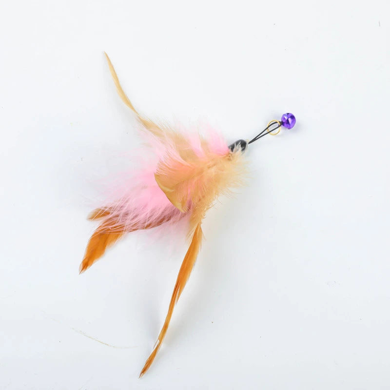 Suction Cup Feather & Bell Cat Teaser Wand