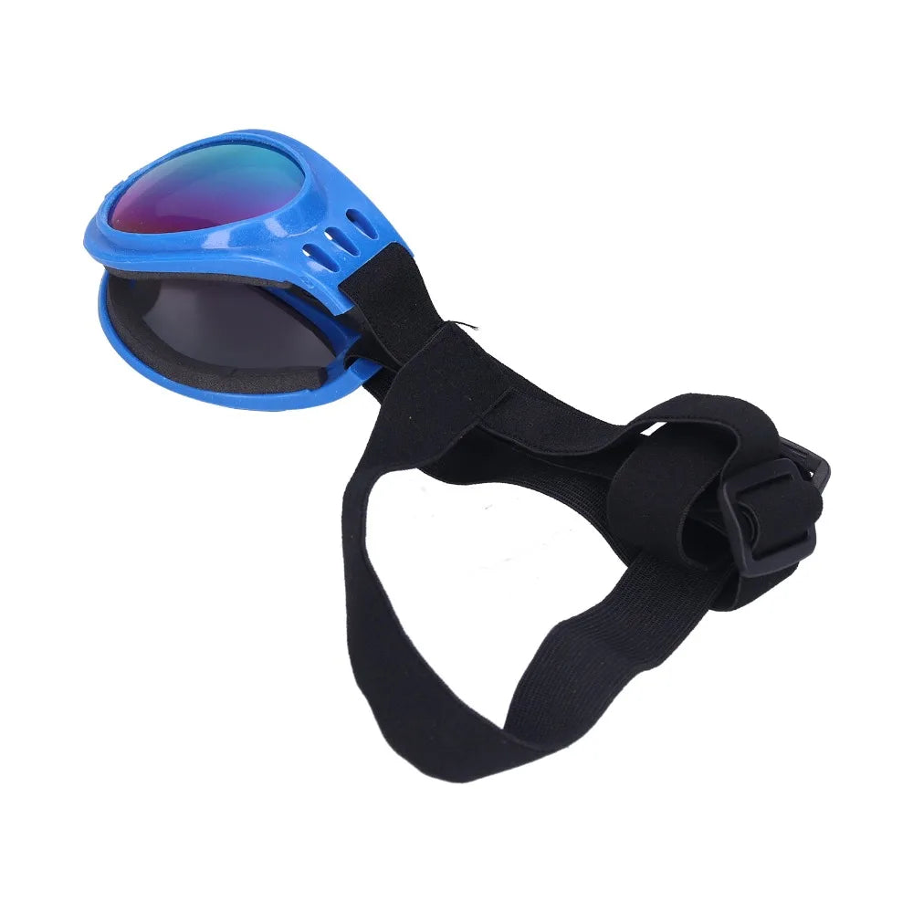Foldable Structure Pet Sun Goggles Wind Tough Anti Ultraviolet Canine Goggles Adjustable Fit Light Weight Dog Sun Goggles