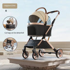 Separable Pet Stroller Pet Cart with Multifunctional Bag Separation Ultra Easy To Carry One Click Collection Cat Dog Stroller