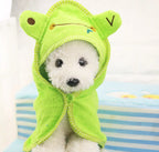 6 Colors Pet Dog Towel Soft Drying Bath Pet Towel For Dog Cat Hoodies Puppy Super Absorbent Bathrobes Cleaning Necessary Supply