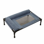 Elevated All-Season Pet Cot with Pillow Support (Travel-Friendly)