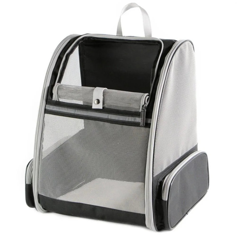 Portable Pet Carrier Backpack Foldable (Suede, Large Capacity, 5 Colors)