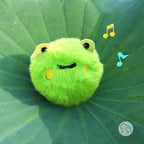 Touch-Activated Sound Cat Teaser Toy — Bite-Resistant Animal Sound Frog, Bird, Cricket & Mouse Toy
