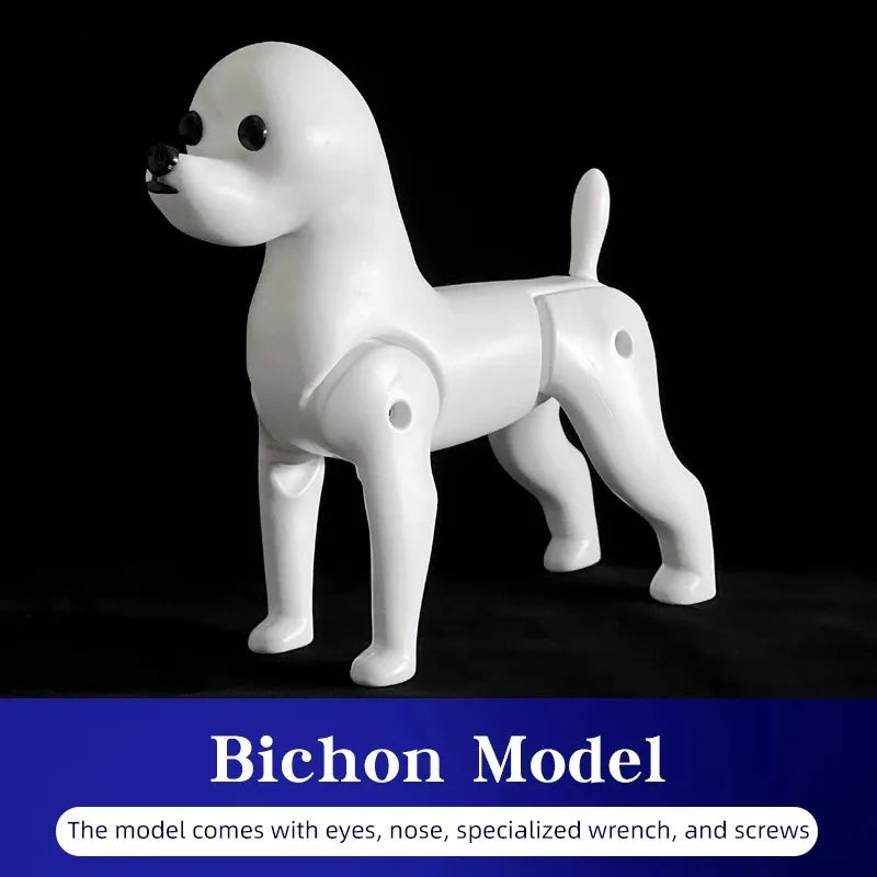 Bichon Grooming Practice Model with Simulation Wig