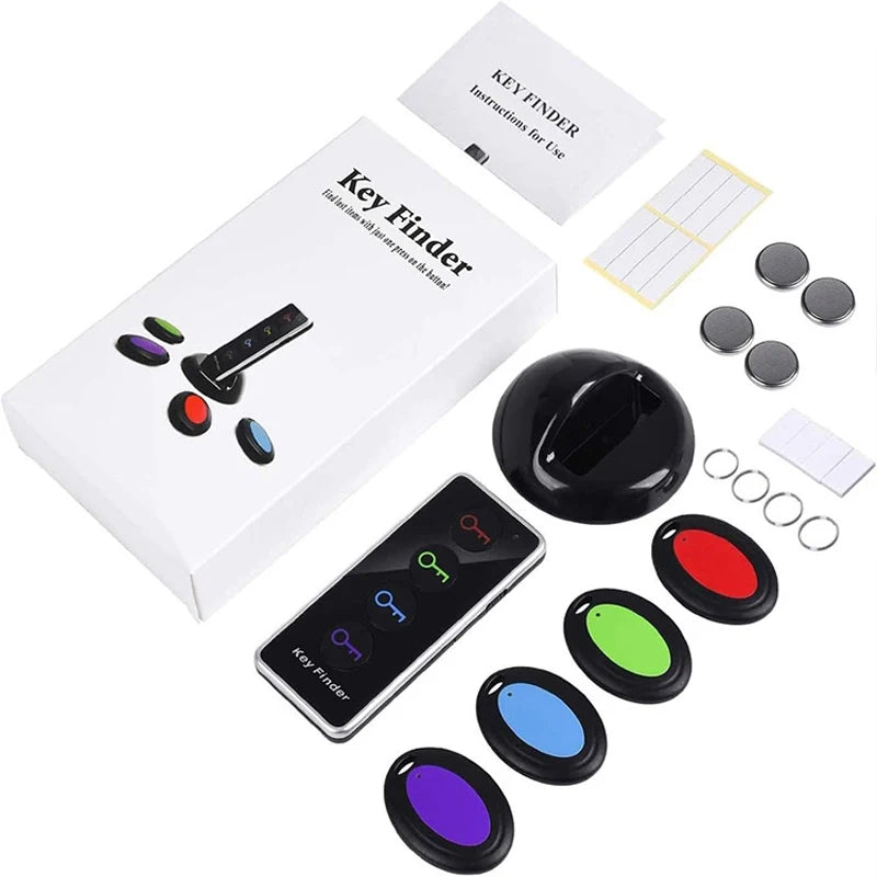 4-in-1 Wireless Key Finder & Anti-Loss Locator for Phones, Kids, Pets & Remotes