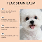 Dog Cat Tear Stain Cleansing Cream With A Special Brush Natural Formula Deep Cleaning Keep Drying Pet Tear Stain Remover Cream