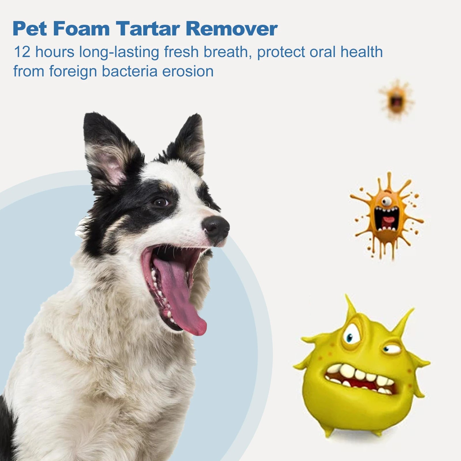Pet Tartar Remover Anti-Tartar Yellow Teeth Bad Breath Dental Foam Cleaner