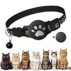 Waterproof Mini GPS Tracker Collar for Cats & Puppies - Anti-Loss Movement Alerts & Remote Global Locator