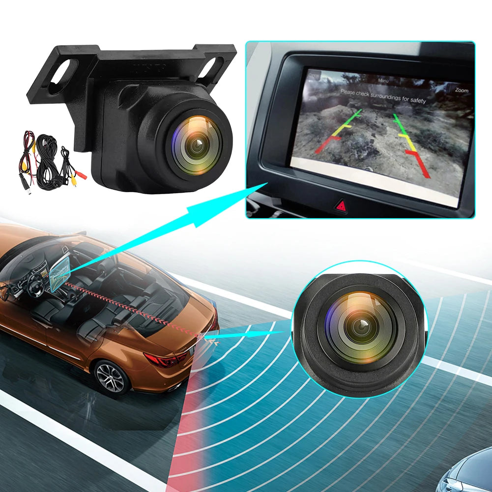 720P AHD Car Rear View Backup Camera with Night Vision - HD Color CVBS Vehicle Reversing Camera