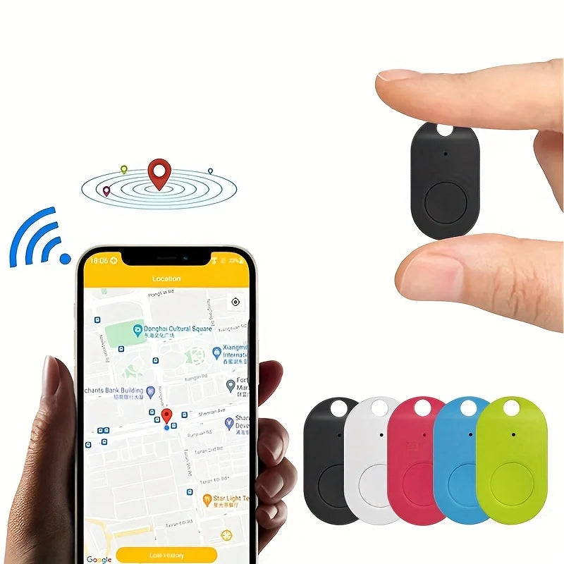 Portable Smart Anti-Loss GPS Tracker - Mobile Tracking Key Finder for Dogs, Cats, Wallets, Keychains & Luggage