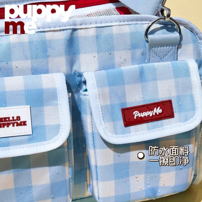 Fashionable Sporty Pet Travel Bag (Waterproof, All-Season, Bichon Frise)