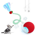3-Mode Electric Moving Ball Cat Toy — Automatic Interactive Boredom Relief for Kittens & Adults