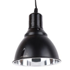 5.5in Reptile Lamp Fixture Uniform Heating Professional Shallow Dome Lamp Cap for Amphibians