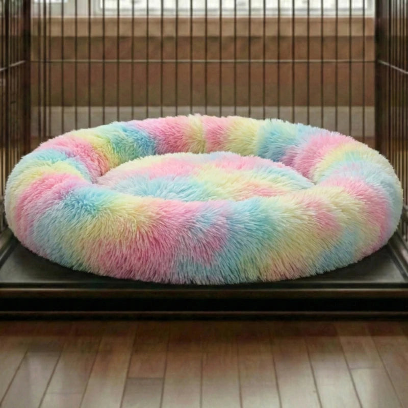 Calming Pet Bed with Extra-Soft Filling (9 Colors)