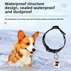 Smart Wearable Bluetooth GPS Tracker Collar for Dogs & Cats - Waterproof Real-Time Anti-Loss Locator