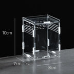 Acrylic Transparent Reptile Terrarium Breeding Box Turtle Cage Nano Arboreal Tarantula Enclosure Dearded Dragon Reptiles Habitat