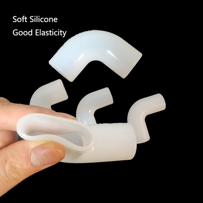 Soft Silicone Aquarium Elbow Connector (Flexible Joint, Hard Tube Adapter, Filter Hose)
