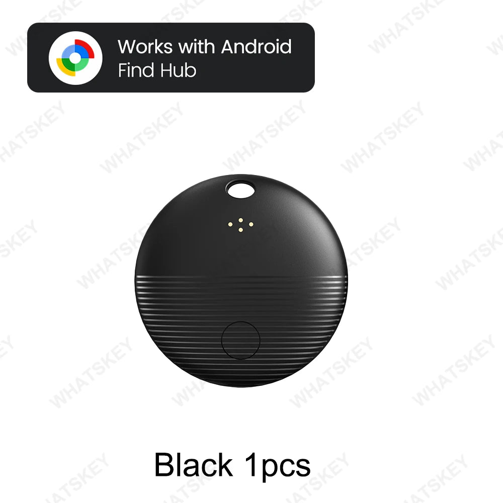 Rechargeable Google Find My GPS Tracker Tag for Android - Smart Location Tracker for Cars & Cycling