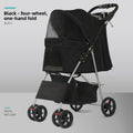 Portable Foldable Disabled Pet Stroller Outdoor Lightweight Cat Dog Cart Wholesale Cat Stroller Pet Trolley Puppy Stroller