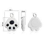 Paw-Shaped Mini Bluetooth GPS Anti-Loss Tracker - Smart Finder for Dogs, Cats, Kids, Wallets & Keys