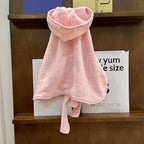 Multi Purpose Super Absorbent Pet Bathrobes Thickened Anti-Cold Dog Bath Robe Soft Quick Drying Hooded Bath Towel After-Swim