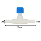 10/20pcs Aquarium Air Flow Control Valve Tap Fish Tank Air Water Flow Regulator Hose Connector Control Valve For 5mm Oxygen Tube