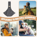 Lightweight Breathable Pet Carrier Wrap Bag (Travel, Hiking, Beach)