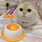 Interactive Pet Lick Plate Slow Feeder — Dental Health Yogurt Licking Training Bowl for Cats & Dogs
