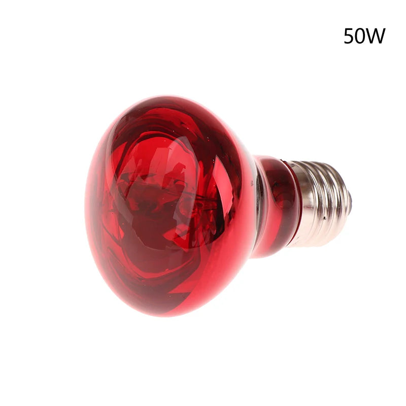 E27 UVA Poultry Bulb Infrared Night Light Day Poultry Heating Bulb For Plants Amphibians Reptile Pets 25/40/50/60/75/100W
