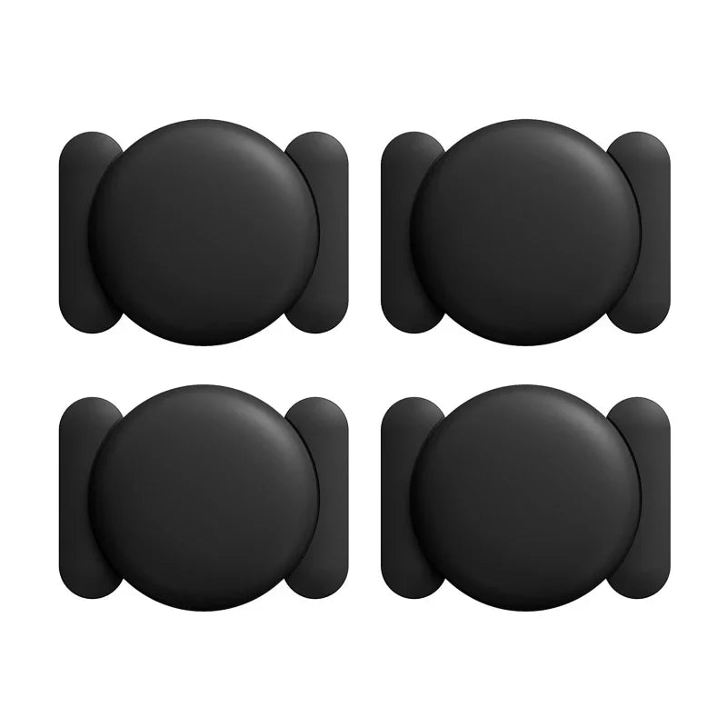 4-Pack GPS Smart Tag for Apple Find My Network - Magnetic Silicone Anti-Loss Tracker Kit for Pets & Cars