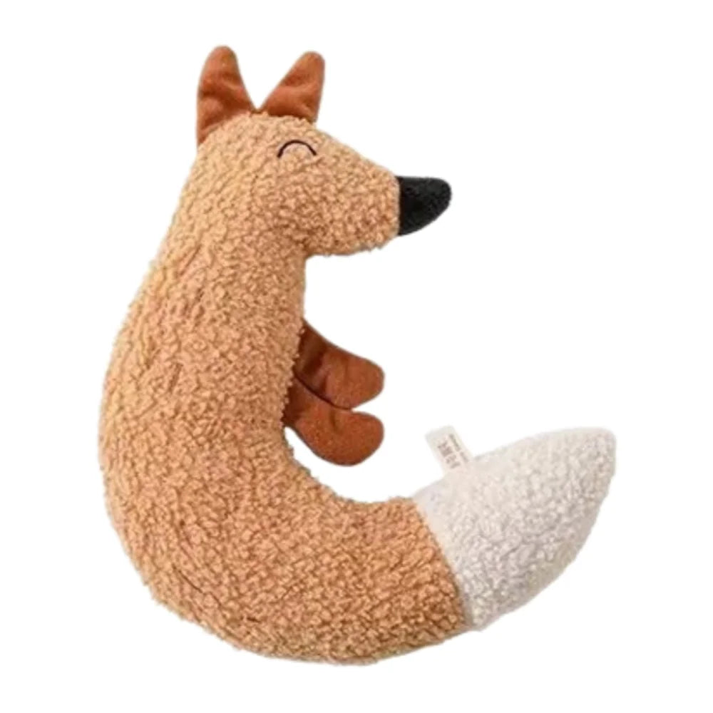 Goose Cartoon Plush Pet Chew Toy with Rustle Sound — Interactive Teething Toy for Cats & Dogs