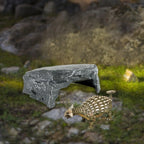 Reptiles Dock Resting Frogs Lizards Aquatic Turtles Basking Platform Pets Rock Imitation Hideaway Turtle Accessories for Tank