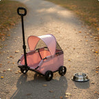 Small Pet Stroller Outdoor Use Foldable Pet Stroller for Cats, Park