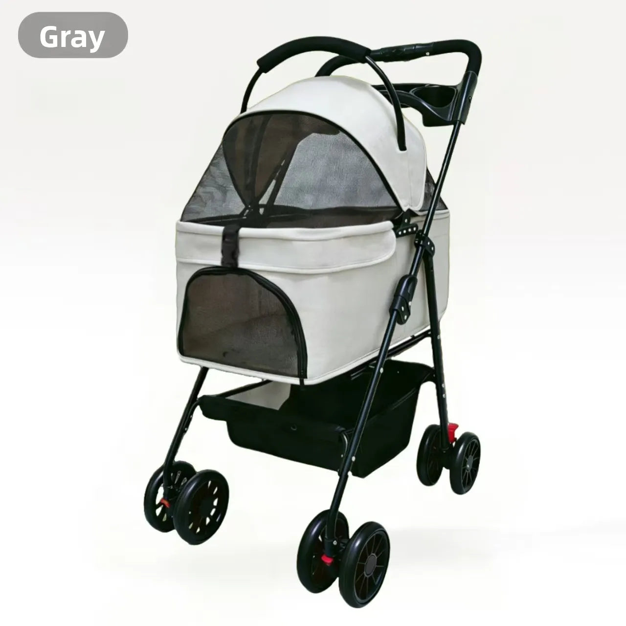 Pet Stroller Small Medium Cat Dog Travel Lightweight Detachable Washable Wholesale Pet Stoller Trolley for Dog Dog Trolley