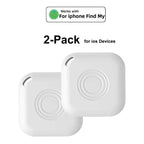 2-Pack Smart Tags for Apple Find My - Mini GPS Tracker for Pets, Keys & Luggage