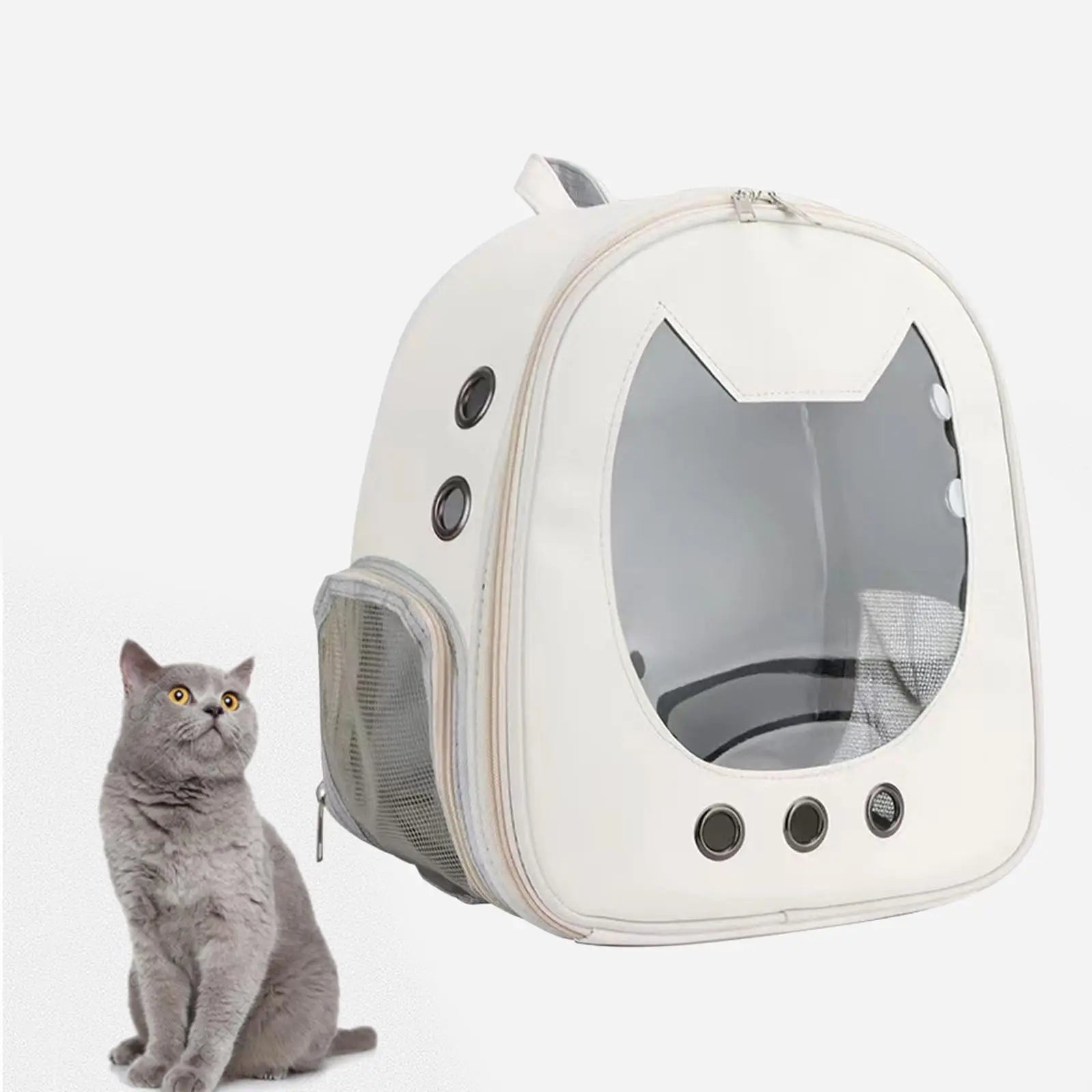 Soft Breathable Tote Pet Carrier (up to 11lbs, Adjustable Strap)