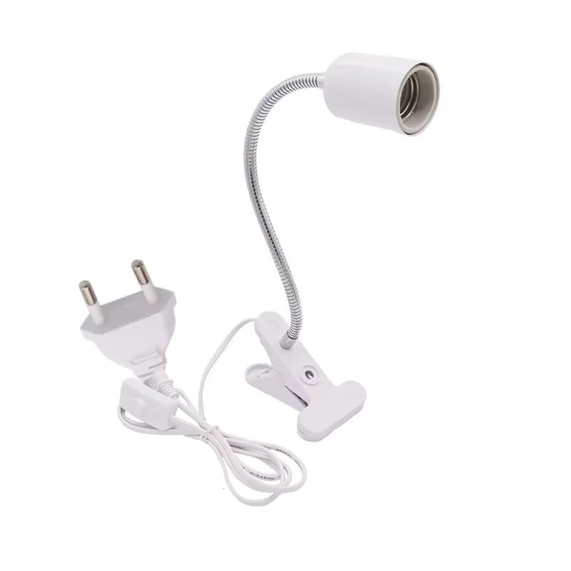 Reptile Heat Lamp With US EU Power Cord Rotatable Basking Spot Light Simulated Sunlight For Turtle Lizard Dimmable Heating Lamp