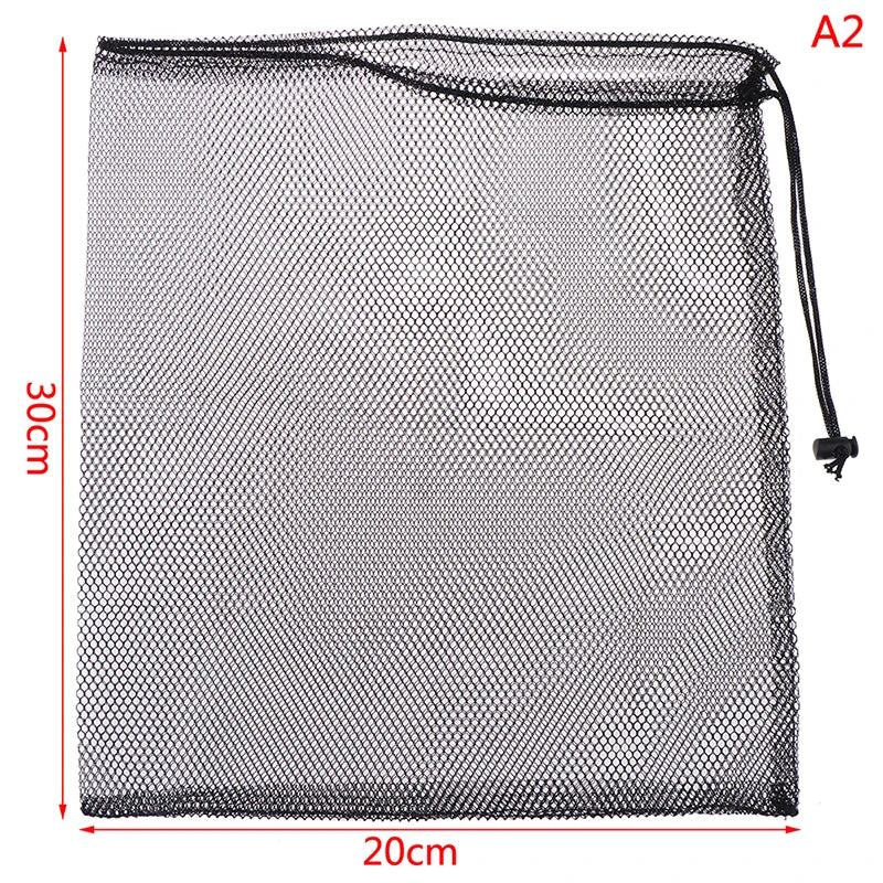 Aquarium Filter Media Mesh Bag (Fish Tank Net Bag, Pond Filter Media Holder, Reusable)