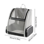Portable Pet Carrier Backpack Foldable (Suede, Large Capacity, 5 Colors)