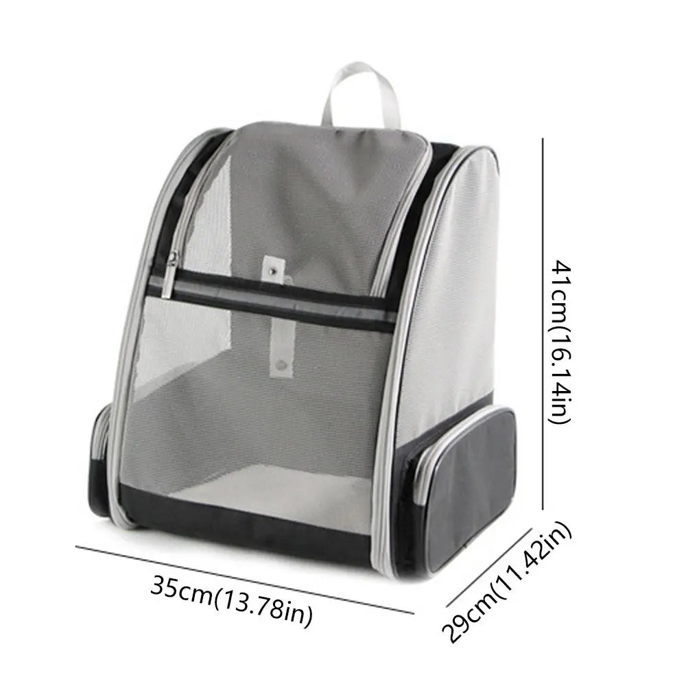 Portable Pet Carrier Backpack Foldable (Suede, Large Capacity, 5 Colors)