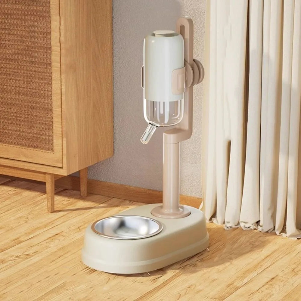 Vertical Dog Water Dispenser (No-Drip, Non-Slip, Stainless Steel)