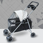 Separable Dog Stroller, Portable Foldable Pet Cart, Lightweight Medium Dogs Carrier, Creative Outdoor Pet Travel Supplies Gear