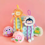 Catnip & Rattle Plush Pompom Cat Kick Toy — Minty Self-Entertainment Balls for Indoor Cats