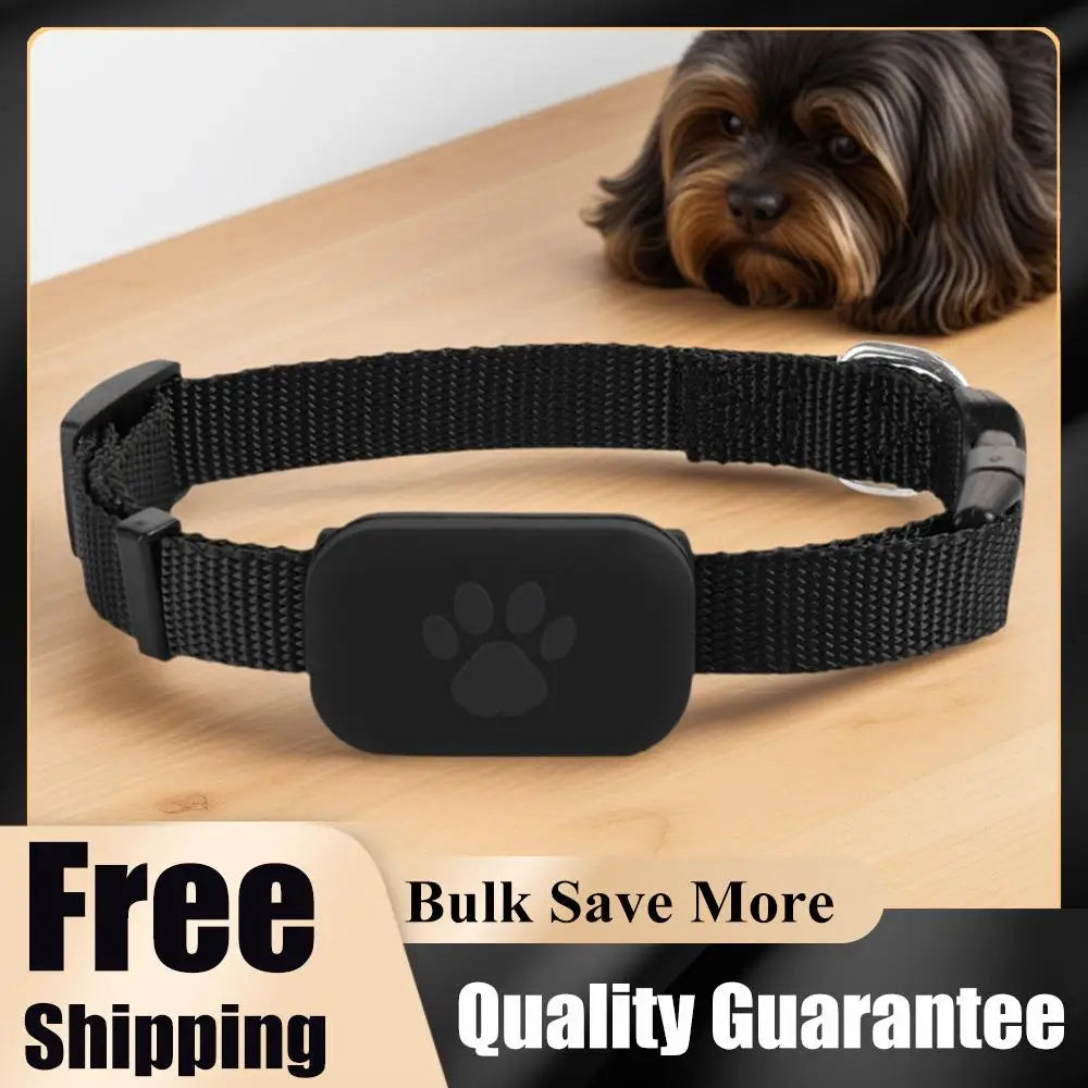 Smart Dog & Cat Locator Collar Tracker with Adjustable Fit - Real-Time GPS Anti-Loss Pet Device
