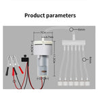 DC 12V Mini Aquarium Air Pump (Adjustable PWM, Breeding, Fish Tank)