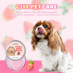 Dog Cat Paw Balm Care Cream Natural Gentle Nourishing Softens Pads Prevents Cracked Paws Moisturizing Treatment Strawberry