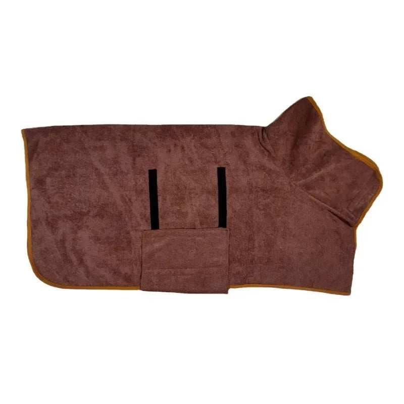 High Quality Pet Bathrobe Absorbent Quick Drying Dog Towel for Large & Small Dogs Cat Bathrobe Clean Pet Supplies Dog Clothes