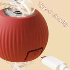 Rechargeable Auto Rolling Ball Cat Toy with Faux Tail — Smart Electric Mouse Imitation Toy for Cats & Dogs