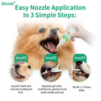 Pet Cleansing Teeth Gel Easy To Use Gentle Formula Freshens Breath For Daily Pet Dental Grooming And Gum Health Care